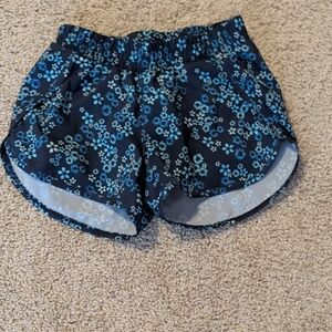 Floral Women's Shorts - Blue